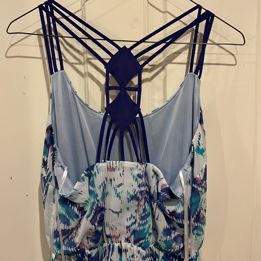 Princess Vera Wang strappy hi low dress - Picture 3 of 6